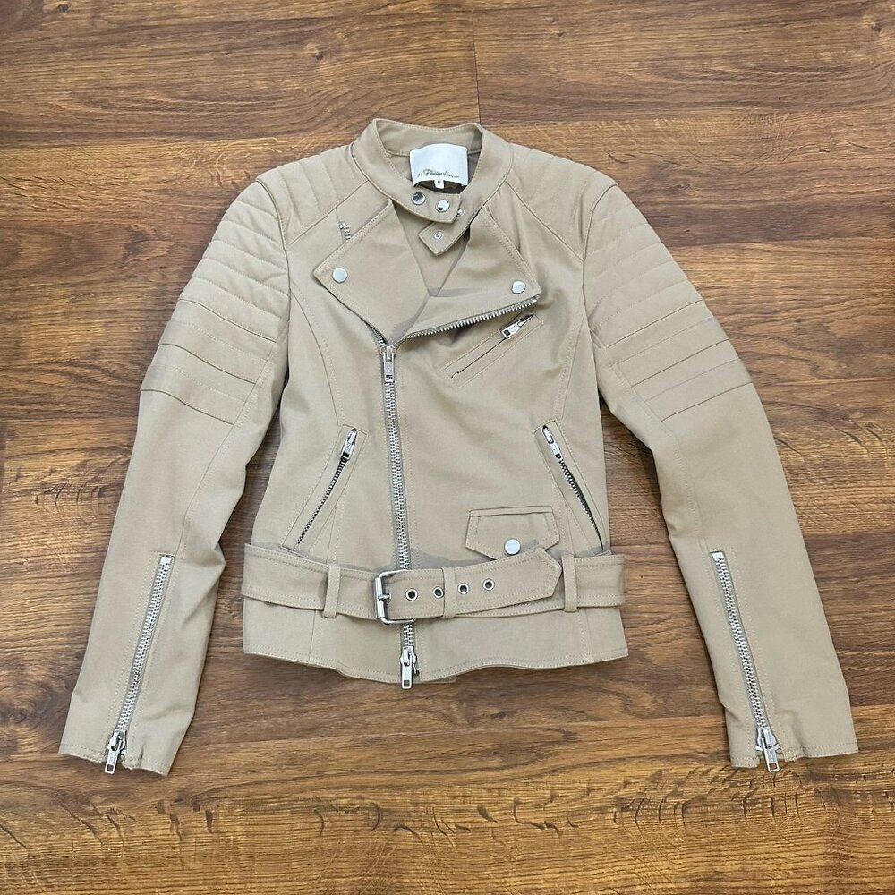 3.1 Philip Lim belted moto Jacket